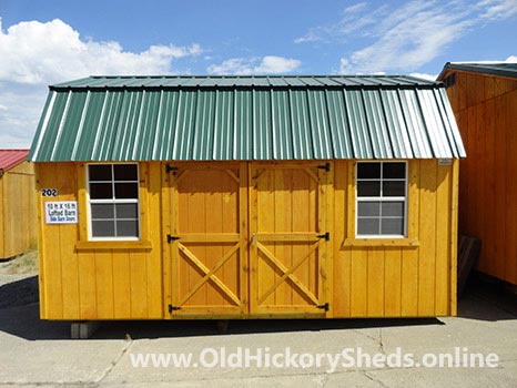 hickory sheds side lofted barn 21 1