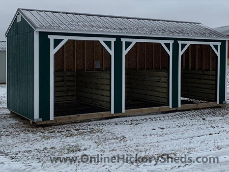 Hickory Sheds Animal Shelter 3 Openings