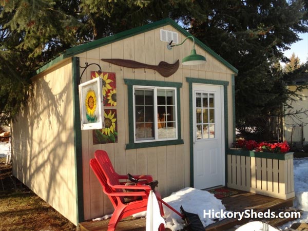 Hickory Sheds Utility Tiny Room Artist Retreat
