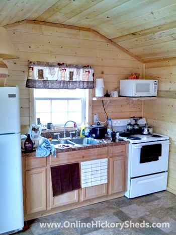 Hickory Sheds Utility Tiny Room Kitchen