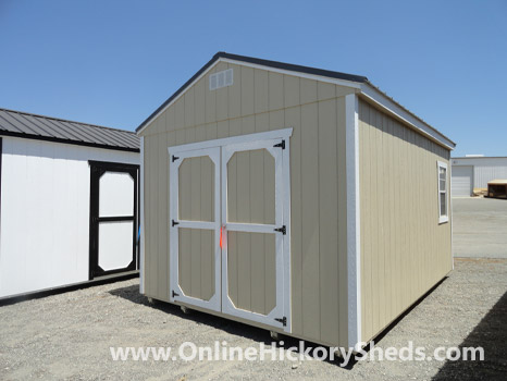 Hickory Sheds Utility Shed Painted Beige